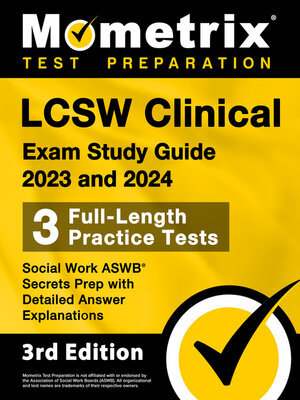 cover image of LCSW Clinical Exam Study Guide 2023 and 2024